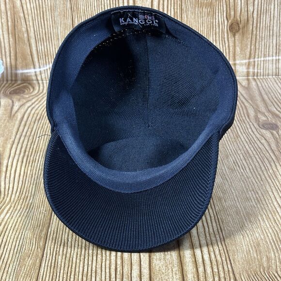 Kangol Tropic ventair Spacecap Baseball Golf Hat Black One Size - Picture 8 of 9